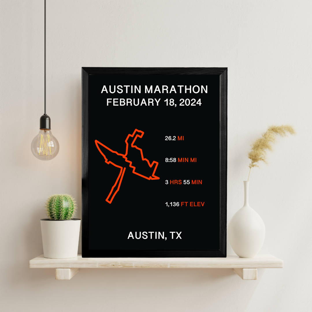 Austin Marathon Official Print